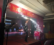 佰宝电器迎春晚会邀请花式调酒演出嘉宾调酒师朱欢洪